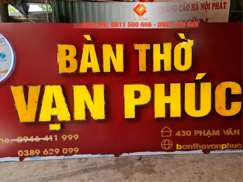 Mẫu chữ quảng cáo NKM-01