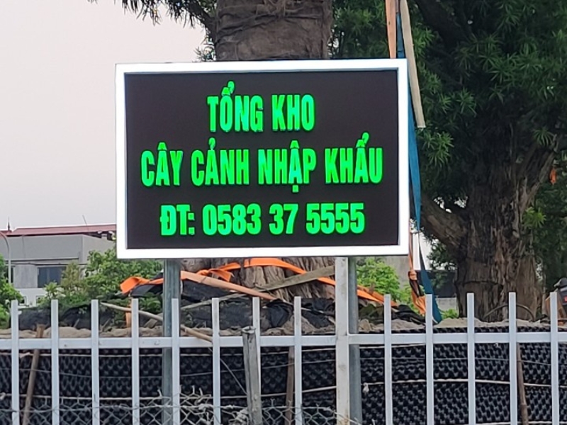 Bảng hiệu chữ nổi vườn cây cảnh