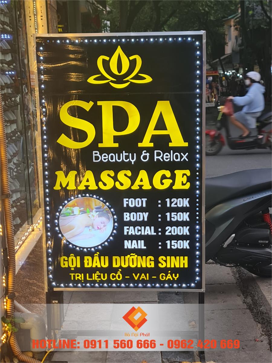 Biển Quảng Cáo Spa Đứng 