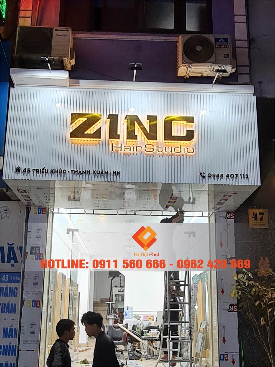 mẫu biển salon tóc độc lạ