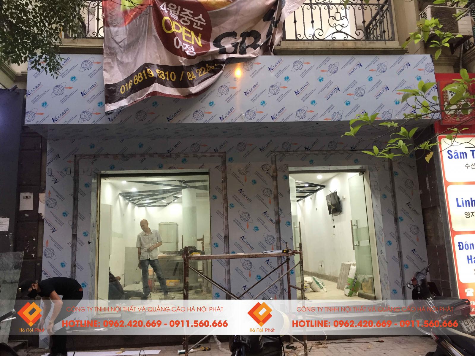 Thi Công Tấm Alu Gía Rẻ Tại Hà Nội