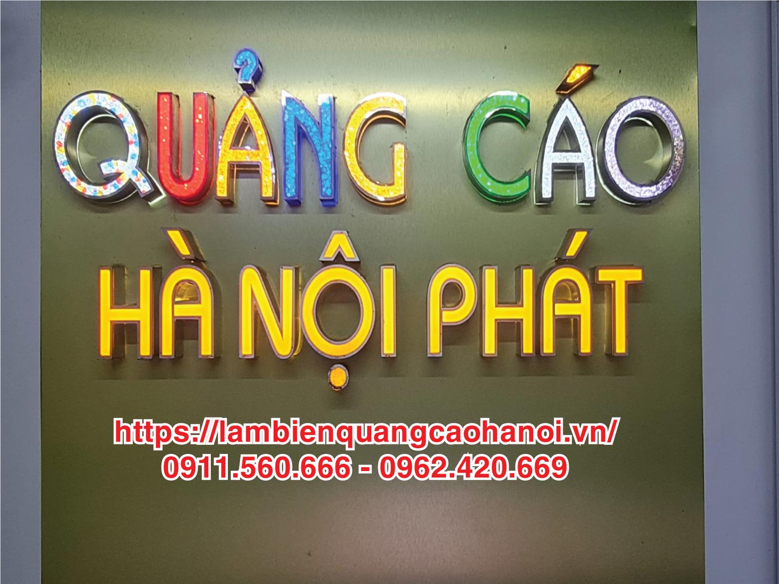 mẫu chữ nổi