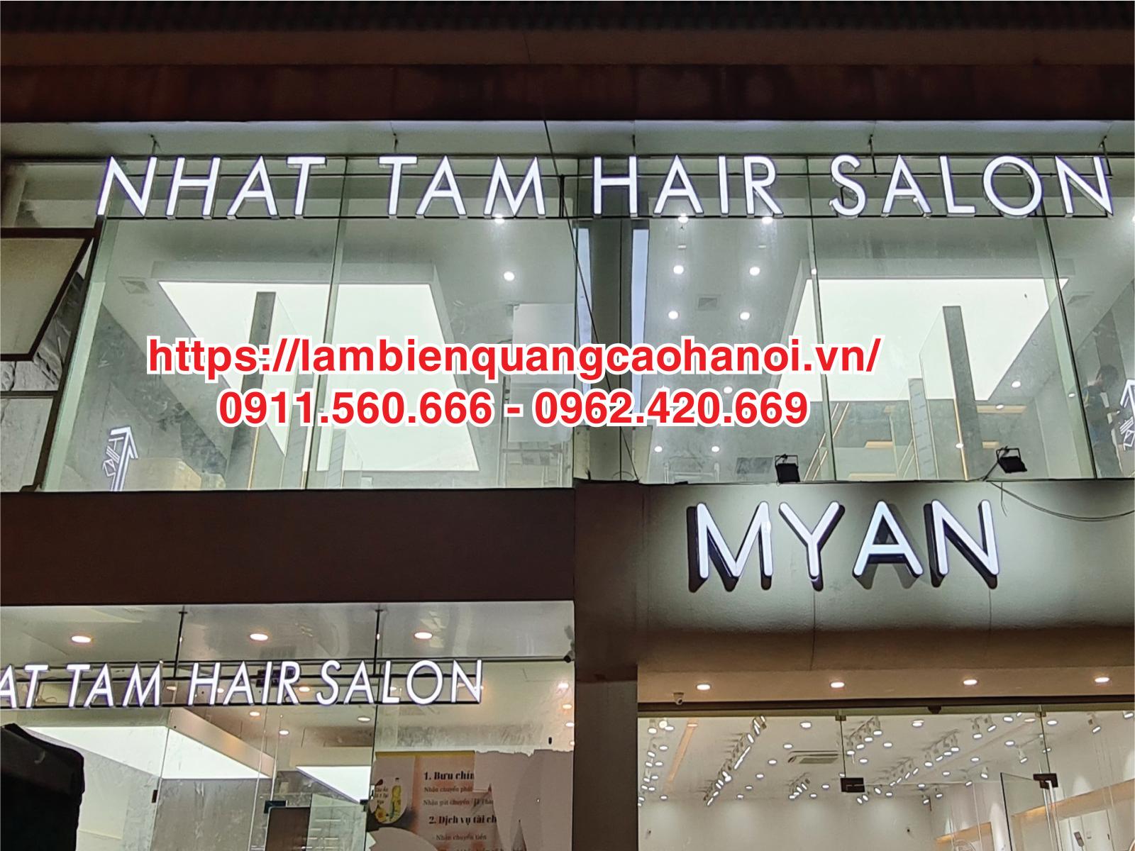 mẫu bảng hiệu tiệm tóc