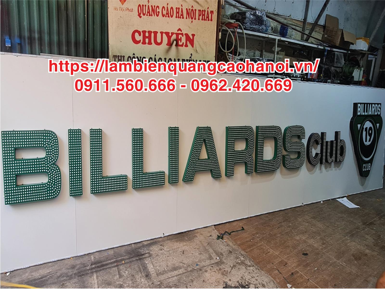 chữ nổi cắm led