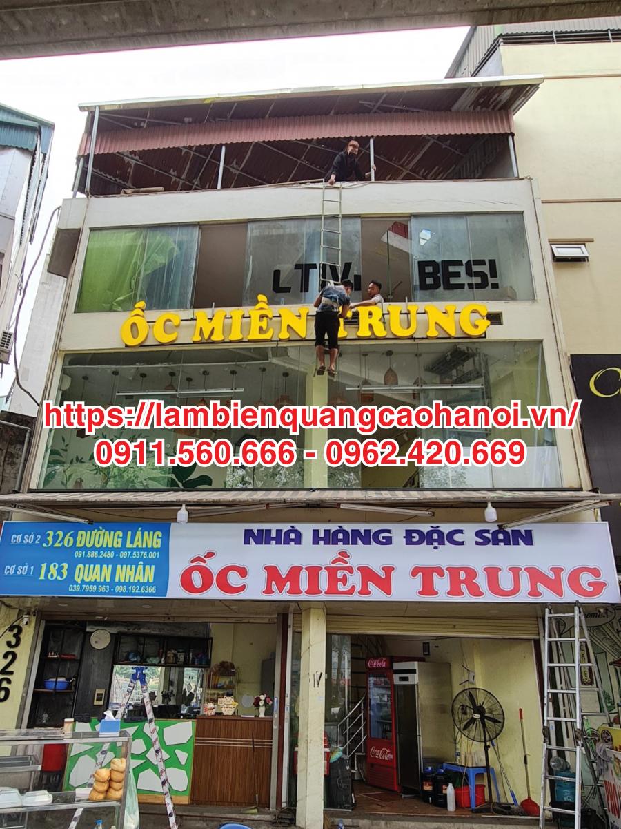 chữ nổi đèn led