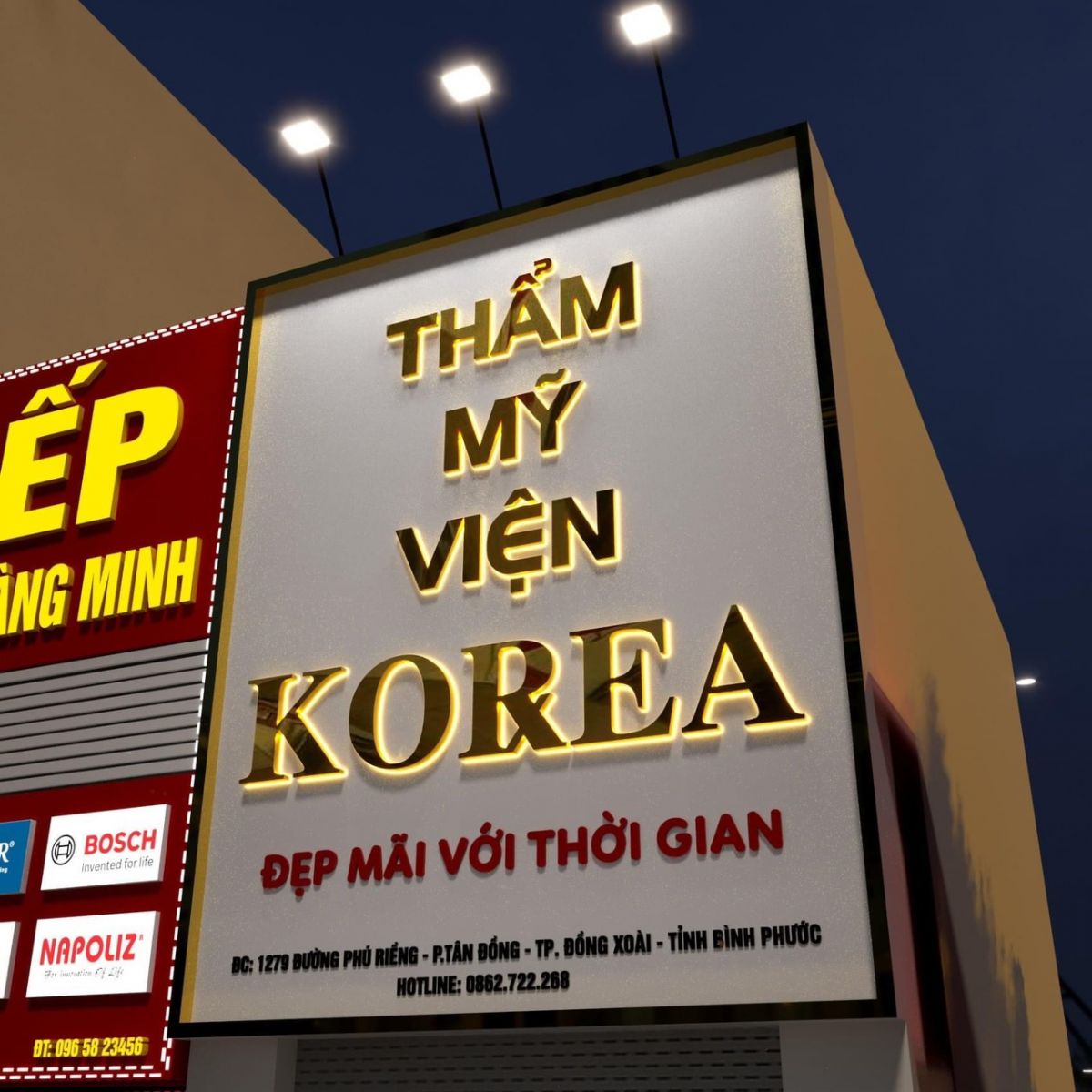 mẫu bảng hiệu thẩm mỹ viện spa