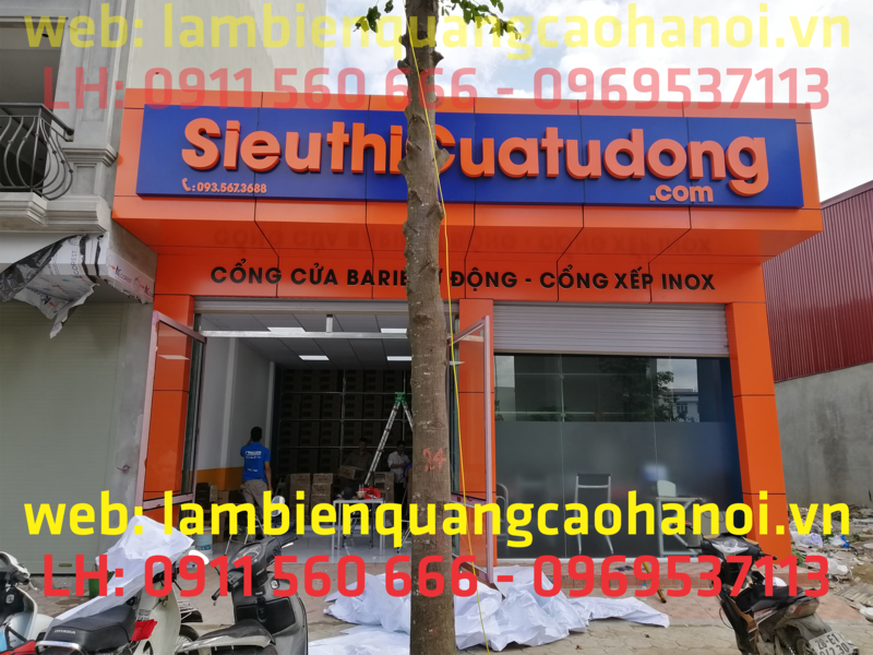 thi công biển hiệu alu