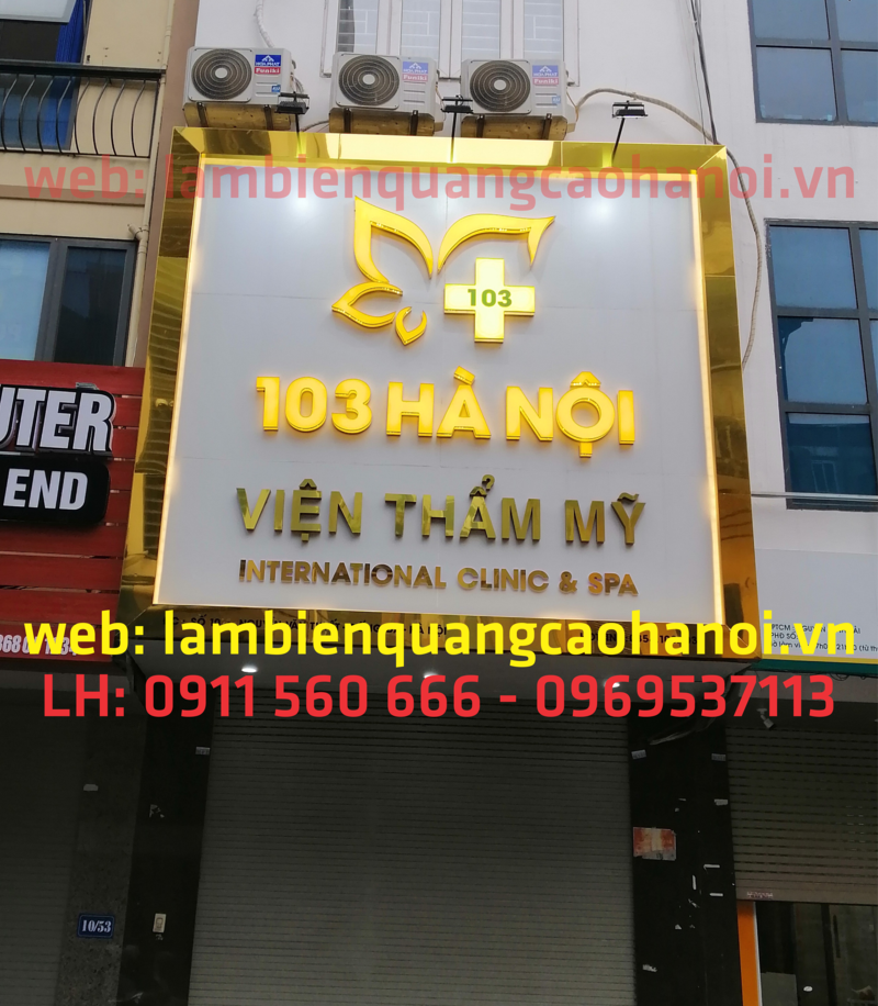 biển hiệu alu spa