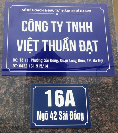 BIỂN CÔNG TY MICA