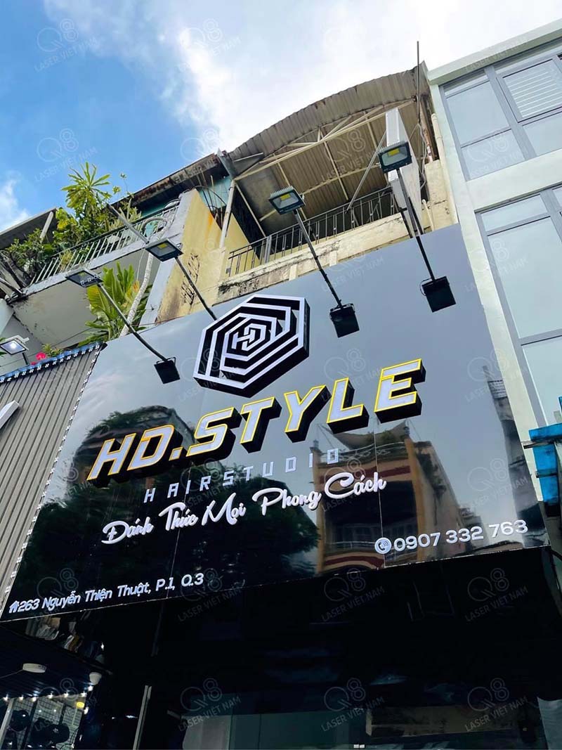 mẫu biển salon tóc đẹp